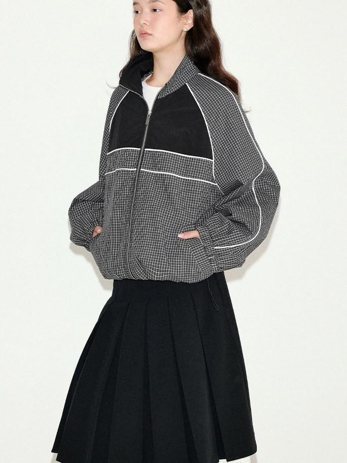 fano Sweet Lace Pleated Mid Waist Paneled Casual Women Black Midi Skirts