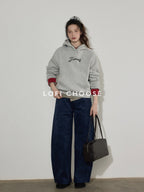Lofi choose Pure Cotton Long Sleeve Loose Fit Contrast Plaid Button Down Women Shirts