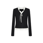 fano_Stretch_Viscose_Slim_Fit_Embroidered_V-neck_Workwear_Black_Long_Sleeve_Cardigans_MISSTT