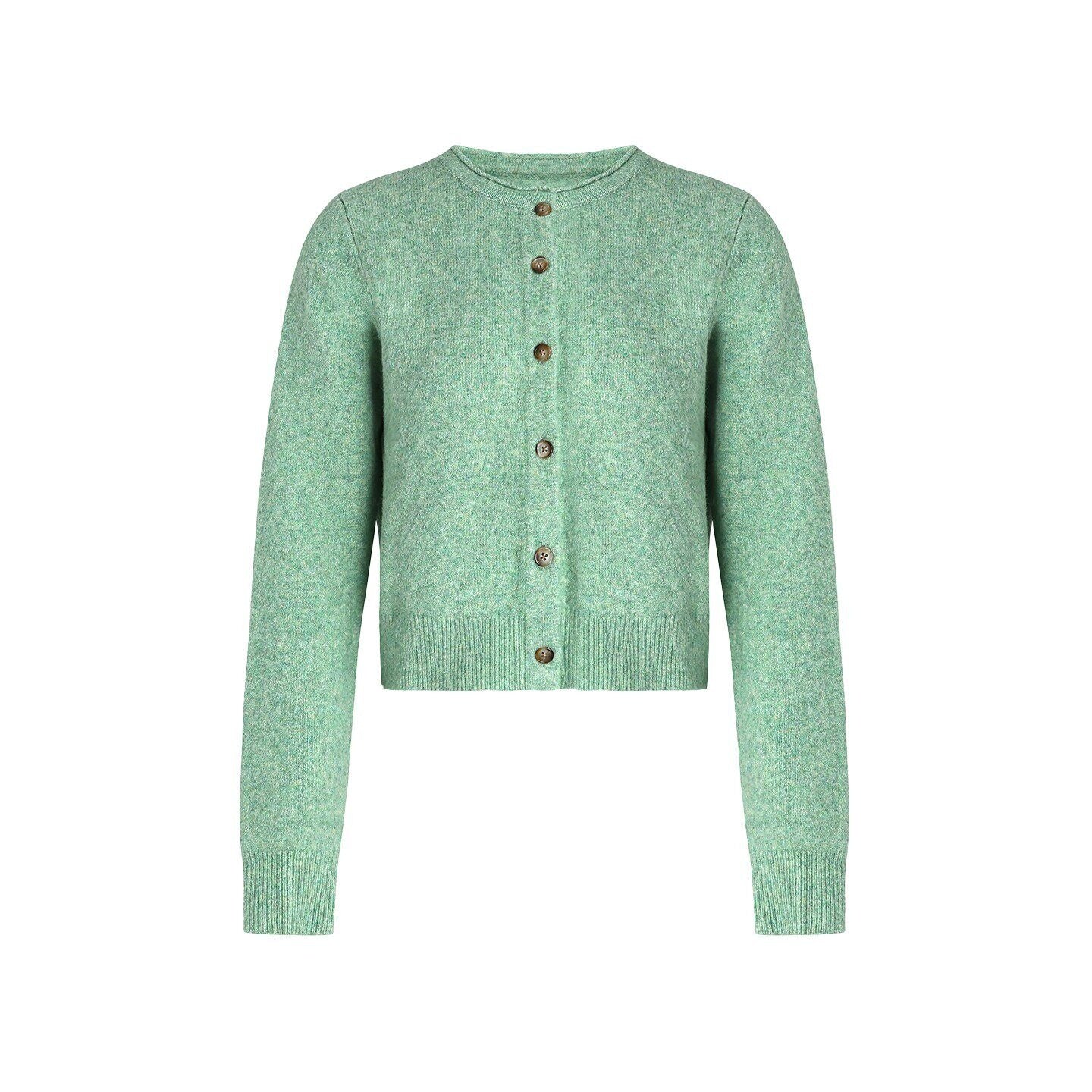 fano_Thermal_Workwear_Straight_Fit_Crew_Neck_Green_Button_Front_Women_Cardigans_MISSTT