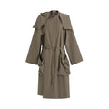 unspoken_Viscose_Blend_Loose_Fit_Single_Breasted_Minimalist_For_Women_Brown_Long_Coats_MISSTT