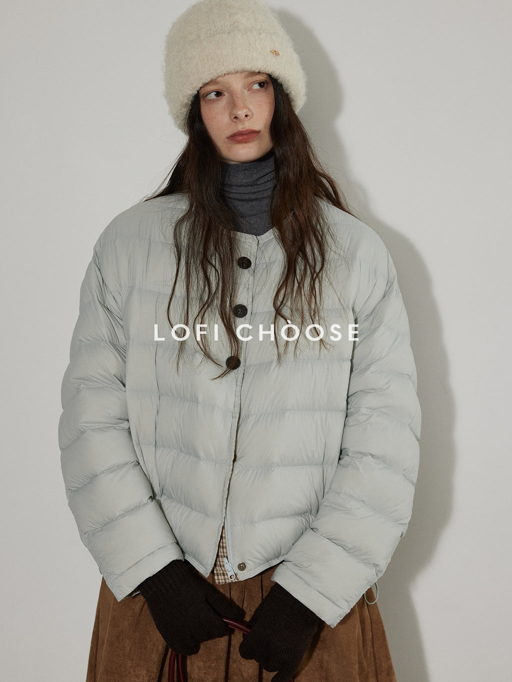 Lofi_choose_90%_White_Duck_Down_Commuter_Loose_Fit_Hoodless_Zip_Light_Blue_Down_Jackets_MISSTT