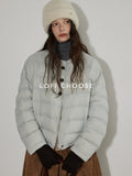 Lofi_choose_90%_White_Duck_Down_Commuter_Loose_Fit_Hoodless_Zip_Light_Blue_Down_Jackets_MISSTT