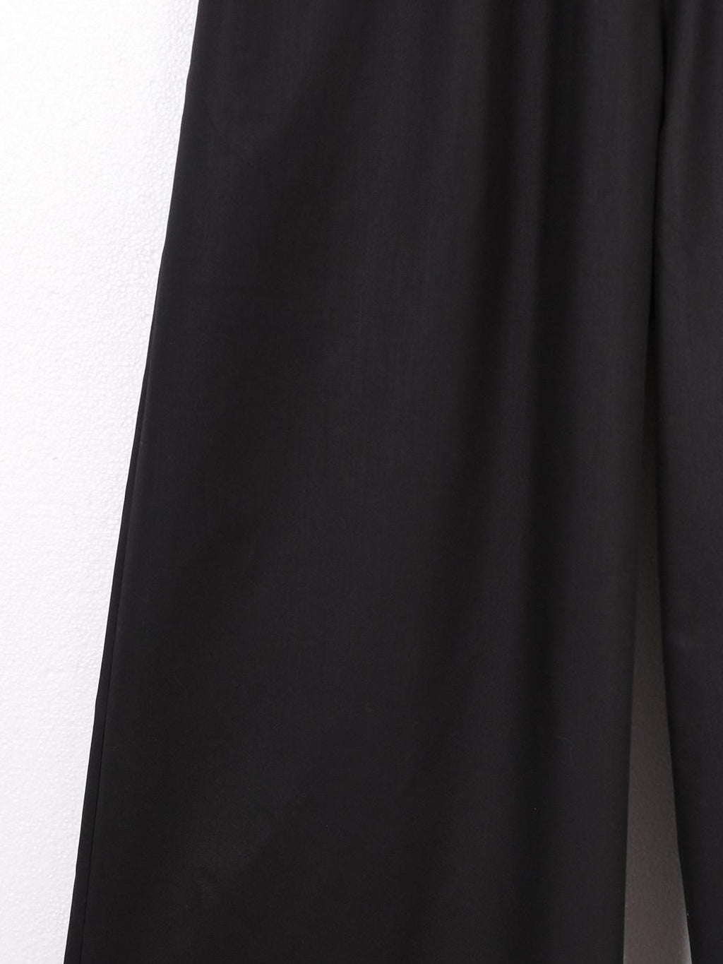 audreyyang Minimalist Wide Leg Elastic Natural Waist Women Polyester Straight Pants
