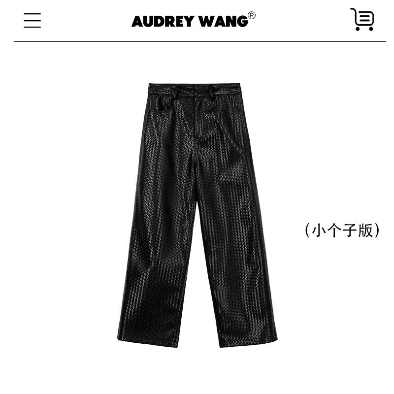 audreyyang_Pu_Faux_Leather_Casual_Natural_Waist_Zip_Fly_Women_Straight_Pants_MISSTT