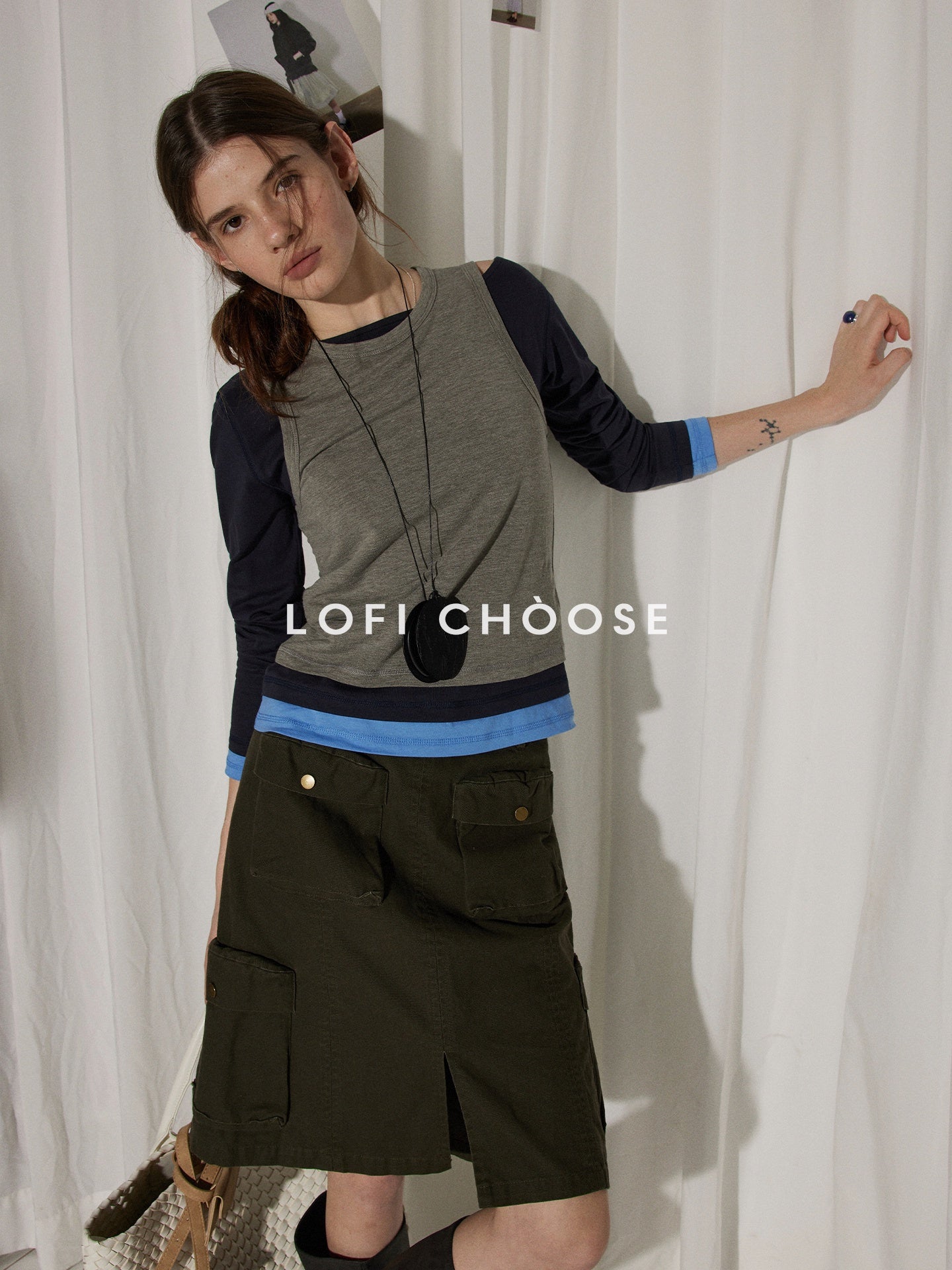 Lofi_choose_Soft_Acrylic_Cotton_Blend_Commuter_Loose_Fit_Women_Green_Long_Sleeve_T-Shirts_MISSTT
