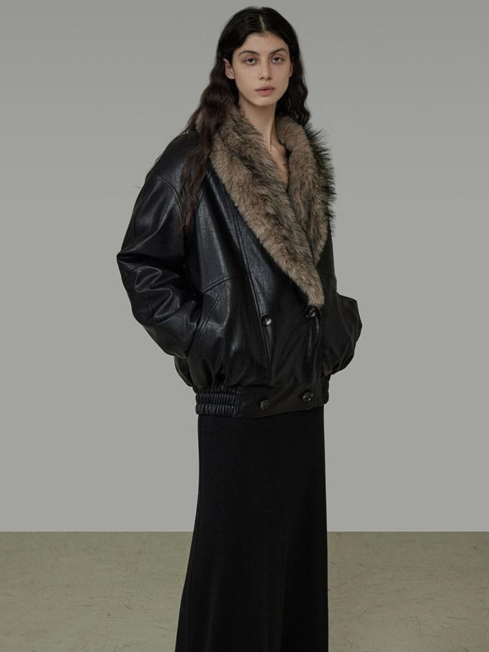 unspoken Insulated Oversized Pocket Minimalist Commuter Women Black Short Coat