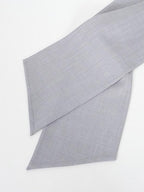 audreyyang Wrinkle Resistant Office Loose Tie Neck Bow Print Women Polyester Blouses