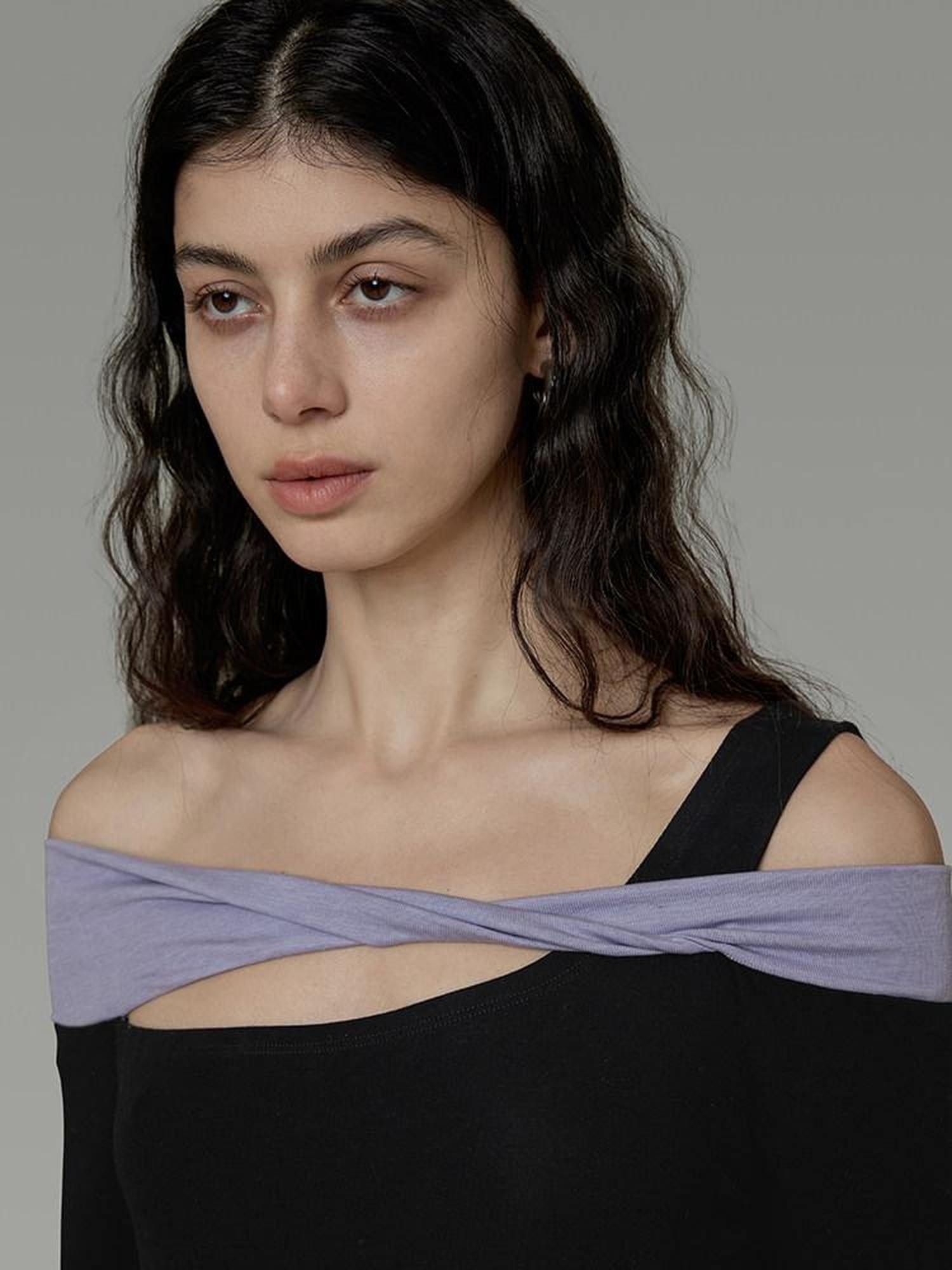 unspoken Tencel High Waist Asymmetrical Off Shoulder A Line Knit Women Maxi Dresses