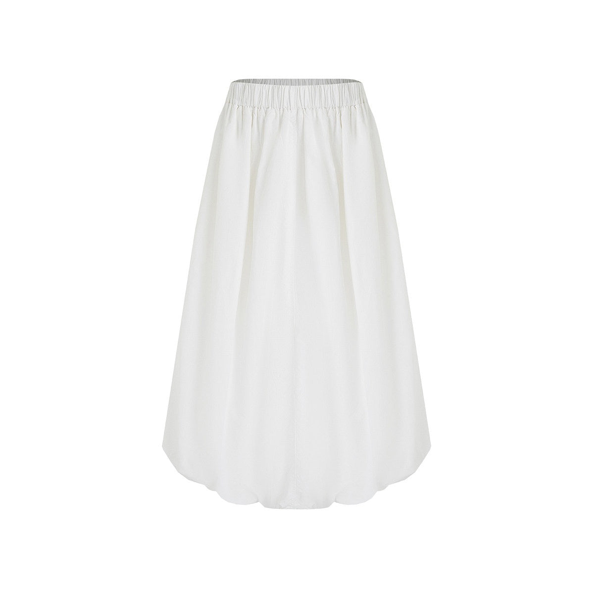 fano_Lined_Press_Pleat_A_Line_Bubble_Mid_Waist_Women_City_Black_White_Midi_Skirts_MISSTT