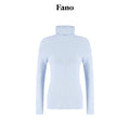 fano Soft Acrylic Blend Turtleneck Slim Fit Pullover Knit Women Everyday Sweaters