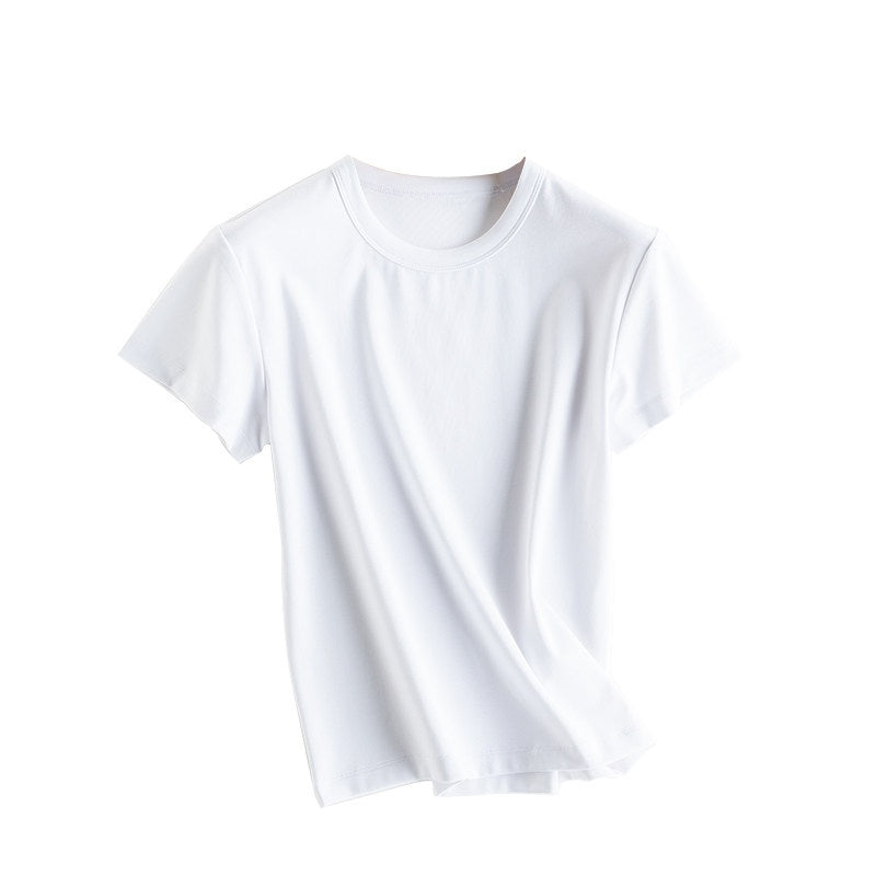 fano_Moisture_Wicking_Slim_Fit_Crew_Neck_Women_Cross_Print_Short_Sleeve_T-Shirts_MISSTT