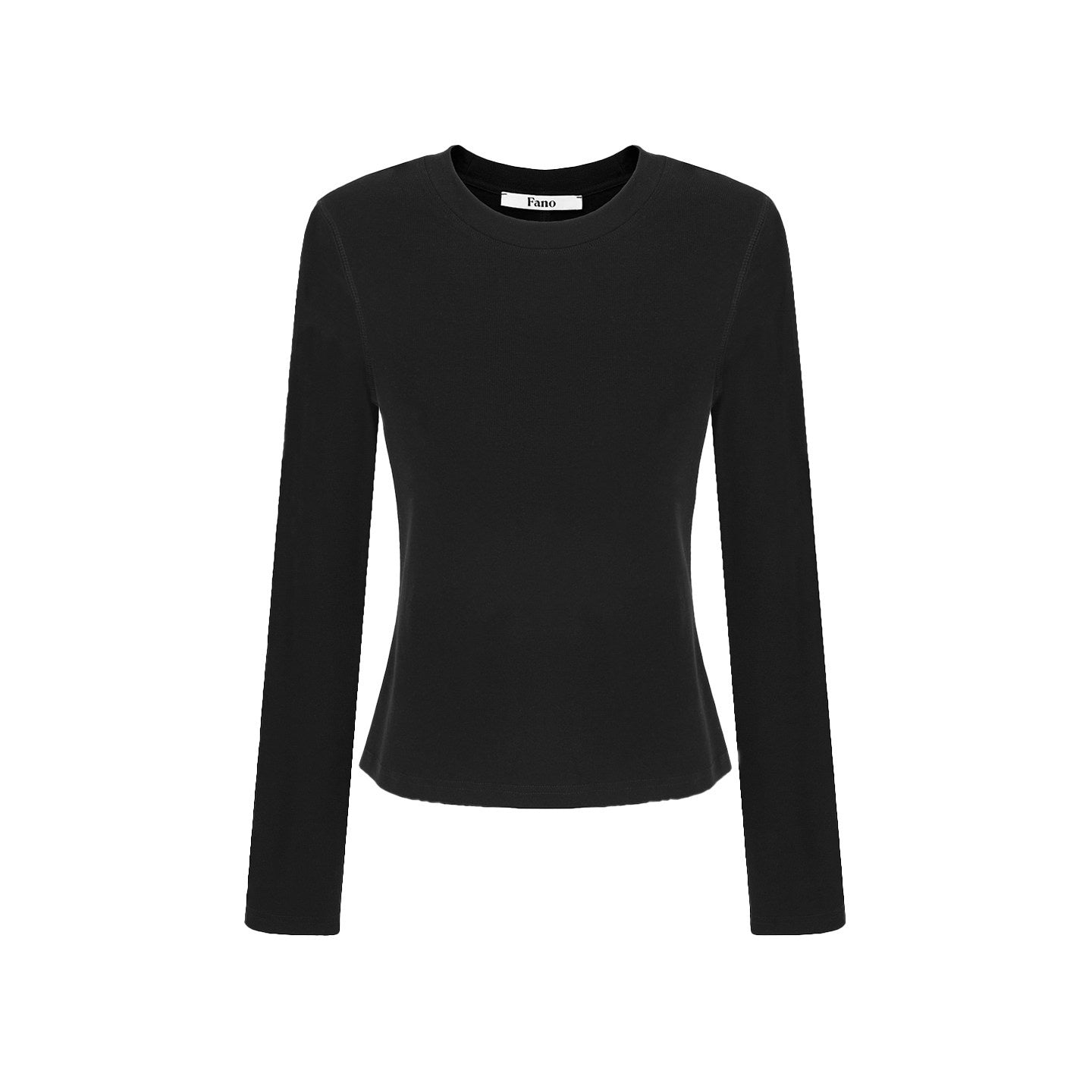 fano_Cooling_Lyocell_Blend_Korean_Slim_Short_Sleeve_Tee_Basic_Crop_Tops_MISSTT