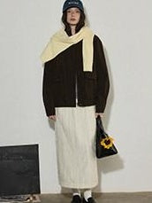 Lofi choose Zip Front Loose Fit Commuter Office Long Sleeve Dark Brown Women Cropped Jackets