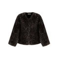 unspoken_Warm_Thick_Brown_Relaxed_No_Collar_Commuter_Womens_Polyester_Short_Coat_MISSTT