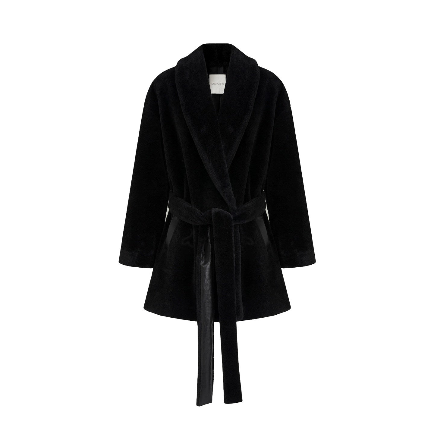 unspoken_Warm_V-neck_Minimal_Commuter_Loose_Midlength_Women_Everyday_Black_Long_Coats_MISSTT