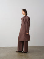 audreyyang Durable Long Sleeve Cotton Blend Relaxed Fit Women Top & Pants Sets