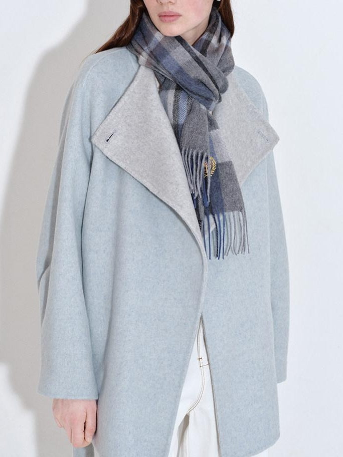 fano 68 Percent Wool Blend Korean Commuter Straight Fit Blazer Women Wool Coats