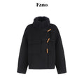 fano_Soft_Wool_Blend_Korean_Oversized_Lapel_Collar_Women_Office_Black_Solid_Short_Coat_MISSTT