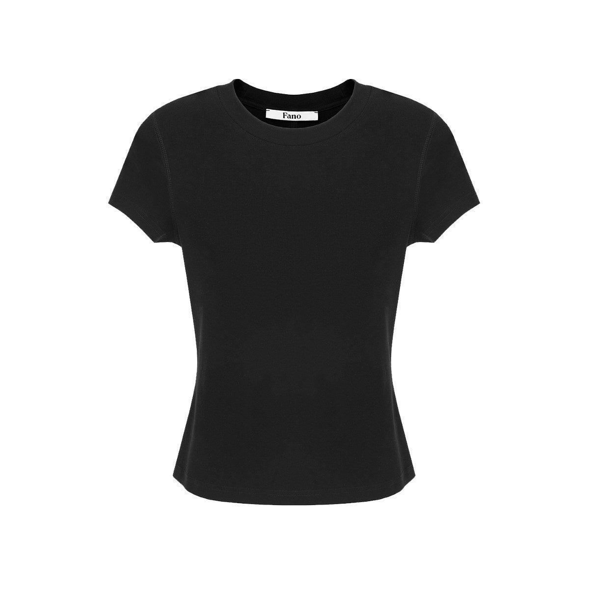 fano_Cooling_Lyocell_Blend_Korean_Slim_Short_Sleeve_Tee_Basic_Crop_Tops_MISSTT