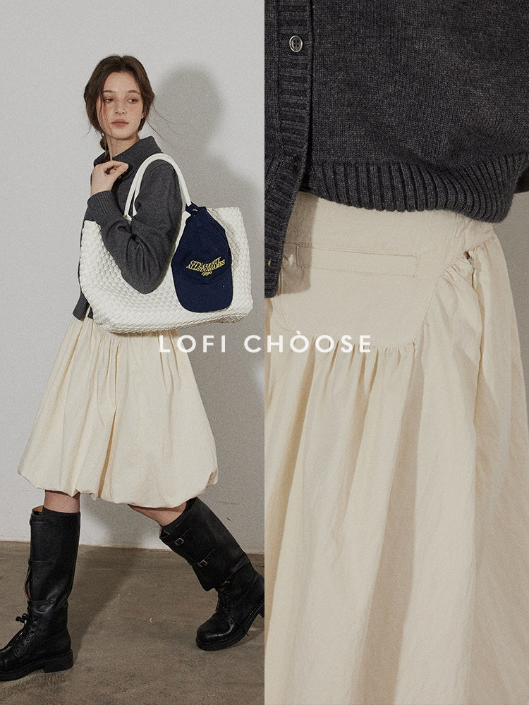 Lofi_choose_High_Waist_Irregular_Hem_Loose_Fit_Workwear_Solid_Beige_Office_Midi_Skirts_MISSTT