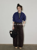 Lofi choose Pure Cotton Loose Fit Commuter Turndown Collar Long Sleeve Buttoned Women Shirts