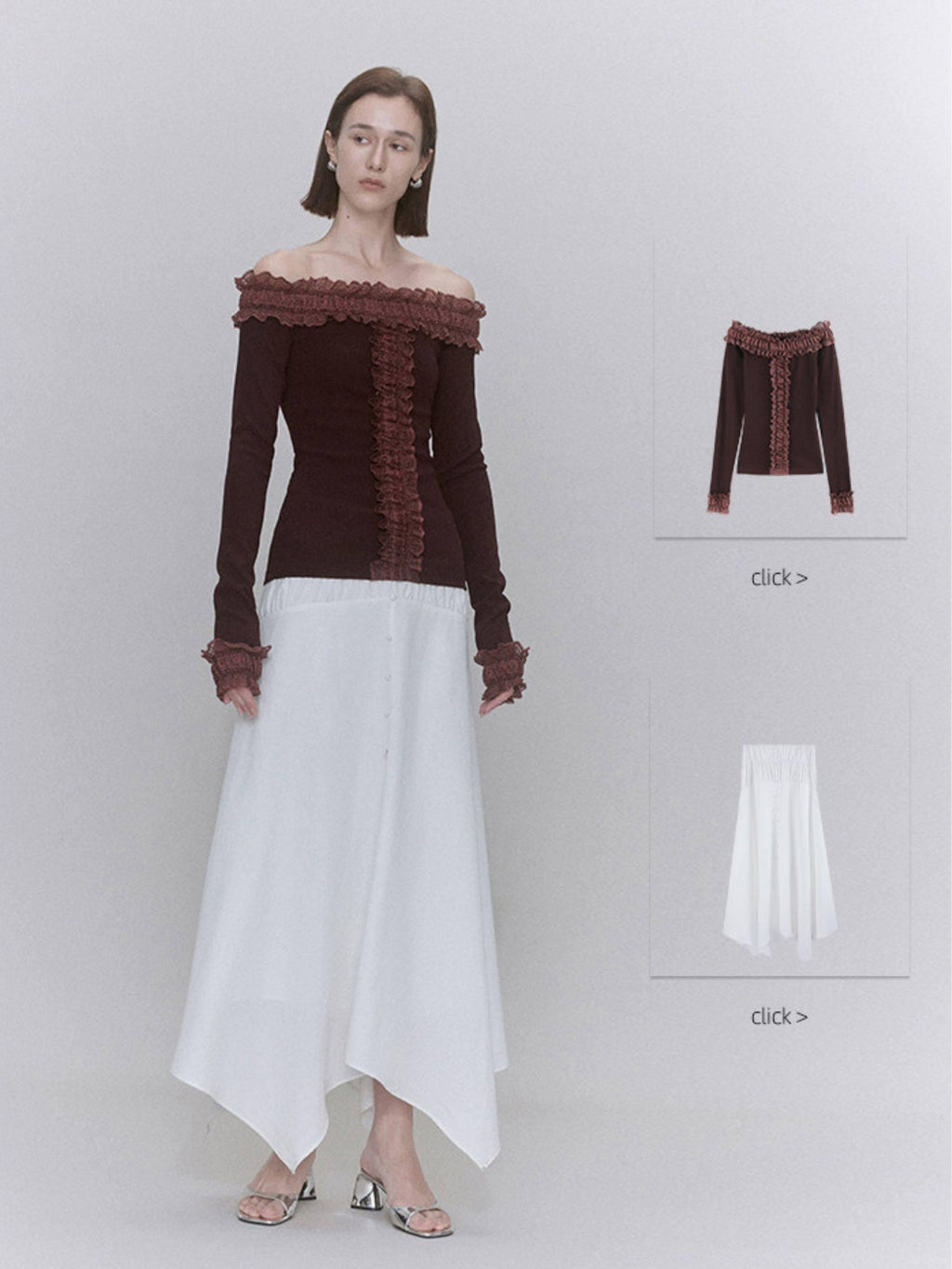 someone sometimes Recycled Viscose Linen Blend High Waist Asymmetric A Line Women Maxi Skirts