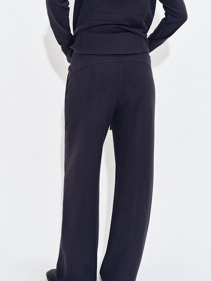 fano Breathable Stretch Minimalist Straight Drawstring Women Natural Waist Sweatpants