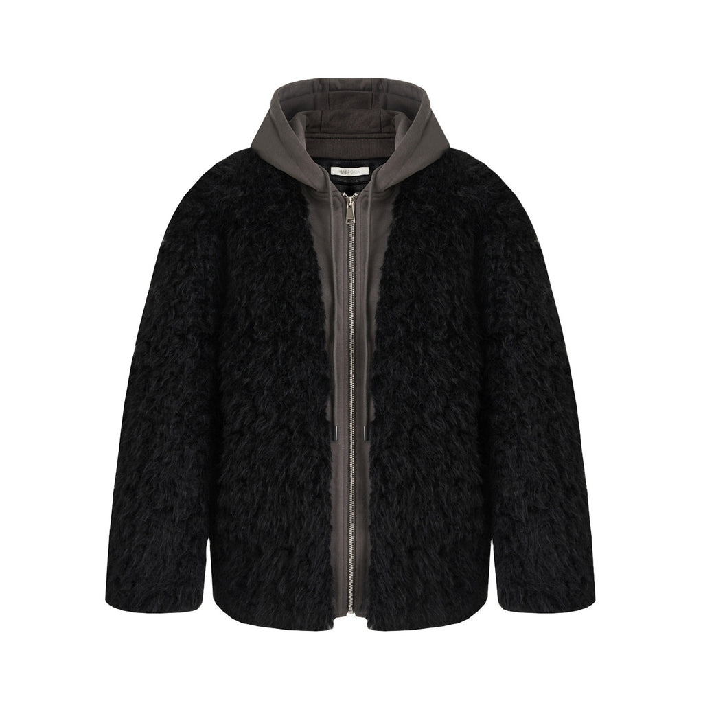 unspoken_Warm_Minimalist_Commuter_Loose_Fit_Zip_Layered_Women_Black_Polyester_Short_Coat_MISSTT