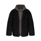 unspoken_Warm_Minimalist_Commuter_Loose_Fit_Zip_Layered_Women_Black_Polyester_Short_Coat_MISSTT