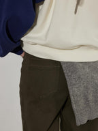 Lofi choose High Waist Washed Vintage Olive Zipper Fly Non Stretch Women Wide Leg Jeans