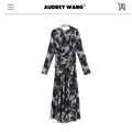 audreyyang_Elegant_Sash_Fitted_Knit_Long_Sleeve_Grey_Ombre_Maxi_Dresses_MISSTT
