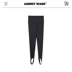audreyyang Lyocell Wool Blend Loose Sleeveless Pullover Stirrup Leggings Top & Pants Sets