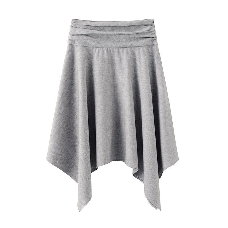 someone_sometimes_Chic_Gray_Cropped_Top_Midi_Skirt_Young_Women_S_M_L_Top_&_Skirt_Sets_MISSTT