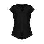 unspoken_Soft_Cotton_V-neck_Slim_Fit_Minimalist_Women_Black_White_Off_Shoulder_Crop_Tops_MISSTT