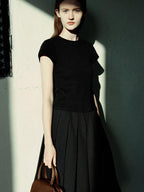 fano Stretch Cotton Commuter Straight Fit Women Crewneck Short Sleeve T-Shirts