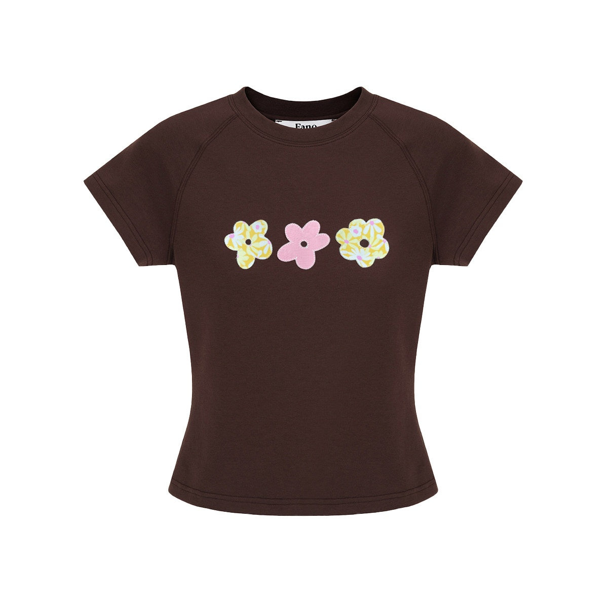 fano_Slim_Fit_Cropped_Round_Neck_Floral_Print_Ol_Commuter_Youth_Short_Sleeve_T-Shirts_MISSTT