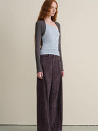 someonesometimes Stretch Viscose Midweight Colorblock Slanted Collar Slim Fit Women Sweaters