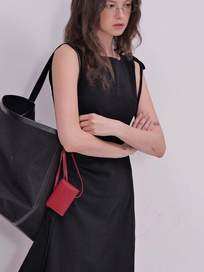 fano Comfort Stretch Cotton A Line Korean Commuter Natural Waist Casual Midi Skirts