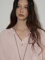 Lofi choose Cotton Blend Relaxed Raglan Commuter Women Pink Moss Gray Long Sleeve T-Shirts