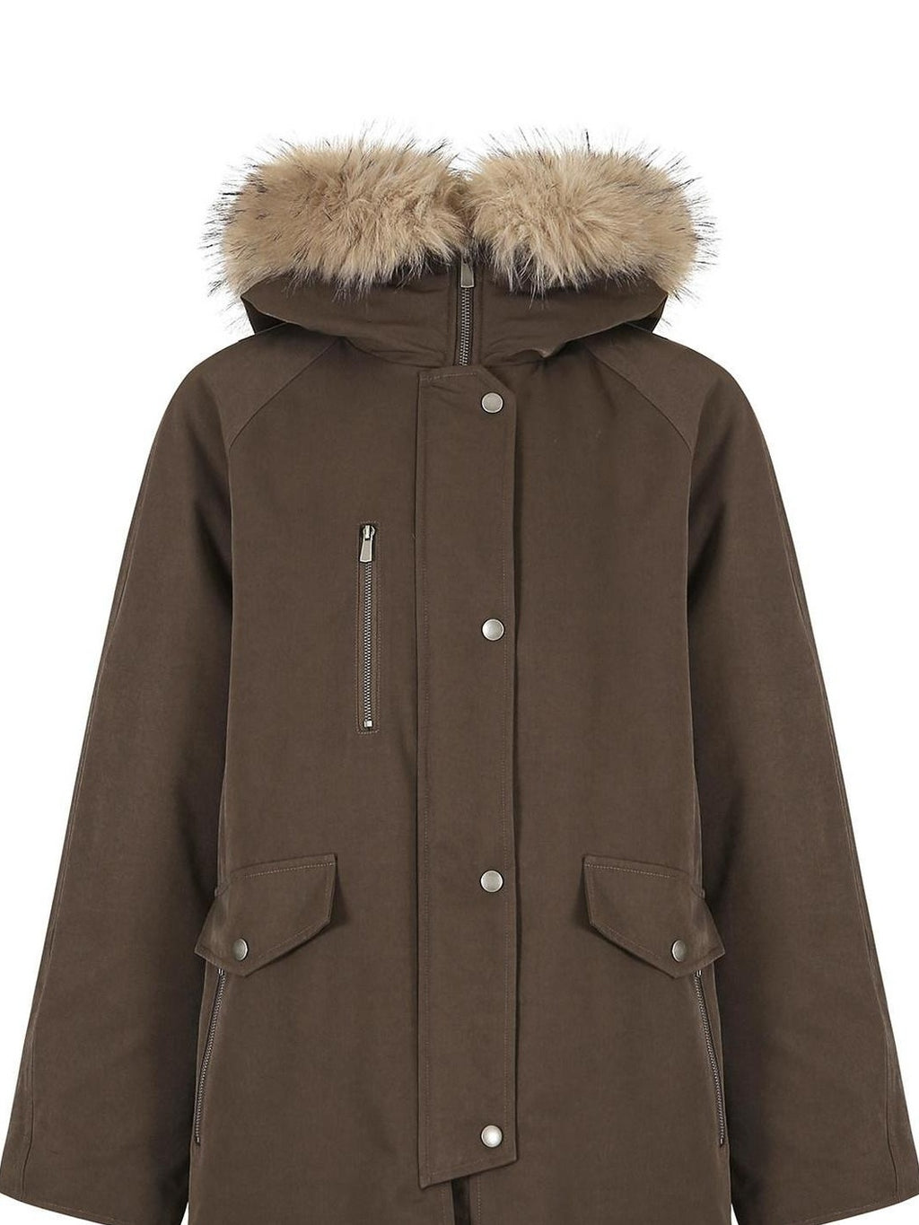 fano Warm 90% White Duck Down Korean Straight Mid Women Red Brown Collar Down Jackets