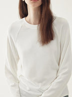 fano Soft Faux Cashmere Relaxed Fit Office Women Solid Long Sleeve T-Shirts