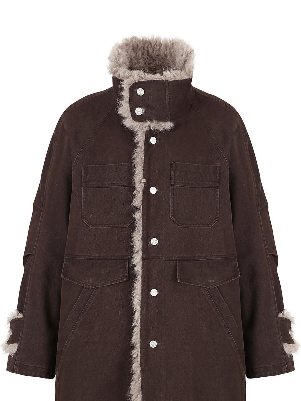 fano 90 Percent White Duck Down Warm Workwear Straight Midlength Womens Down Jackets