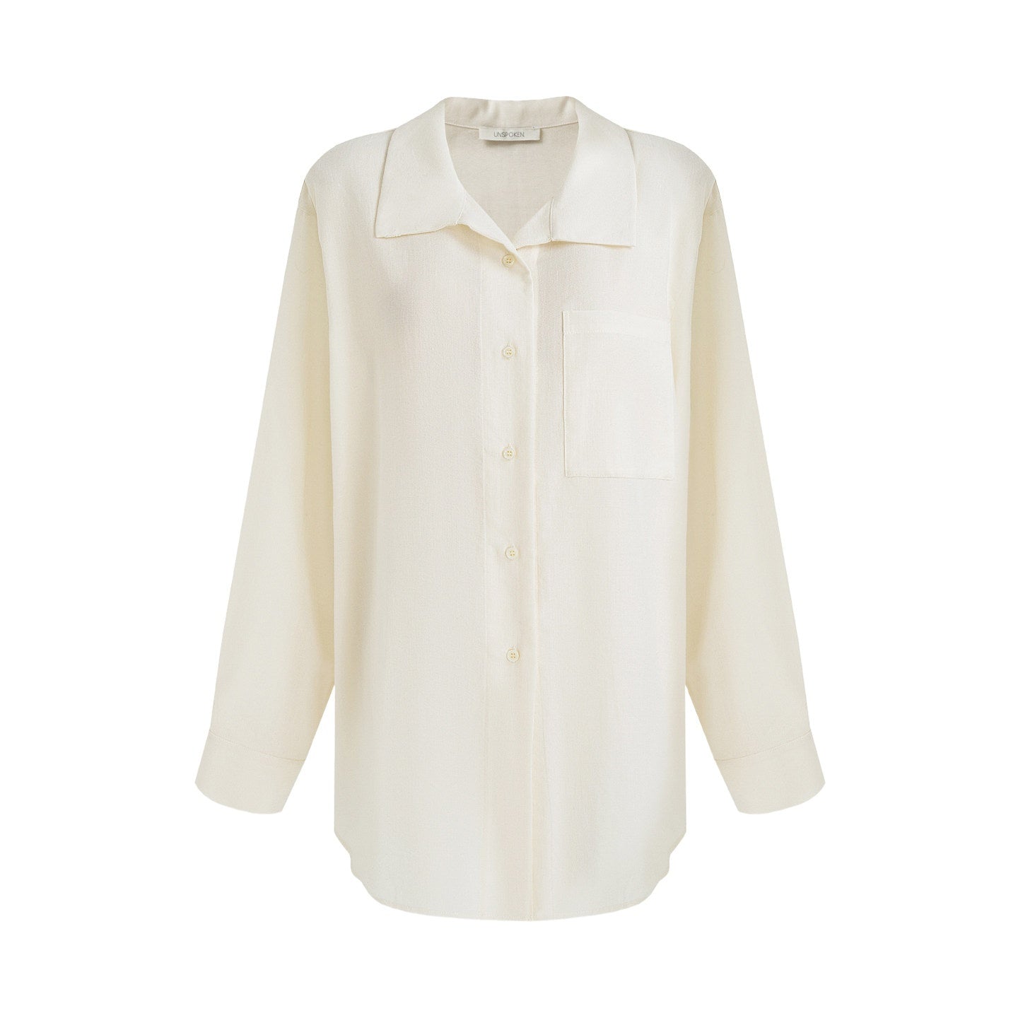 unspoken_Breathable_Lyocell_Relaxed_Button_Collar_Patch_Pocket_Women_Beige_Shirts_MISSTT