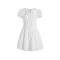 fano_Pure_Cotton_Breathable_Korean_Workwear_A_Line_Round_Neck_White_Midi_Dresses_MISSTT