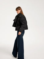 someone sometimes Vintage Blue Natural Waist Relaxed Fit Casual Polyester Wide Leg Jeans