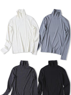 fano Cotton Cashmere Blend Slim Fit Casual High Neck Women Knit Pullover Sweaters