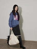 Lofi choose High Waist Office Ready Solid Panel Straight Loose Fit Women Midi Skirts