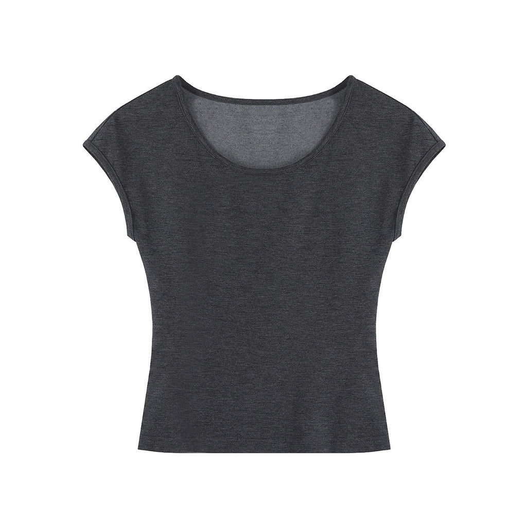 fano_Soft_Stretch_Polyester_Round_Neck_Minimalist_Women_Black_Basic_Crop_Tops_MISSTT