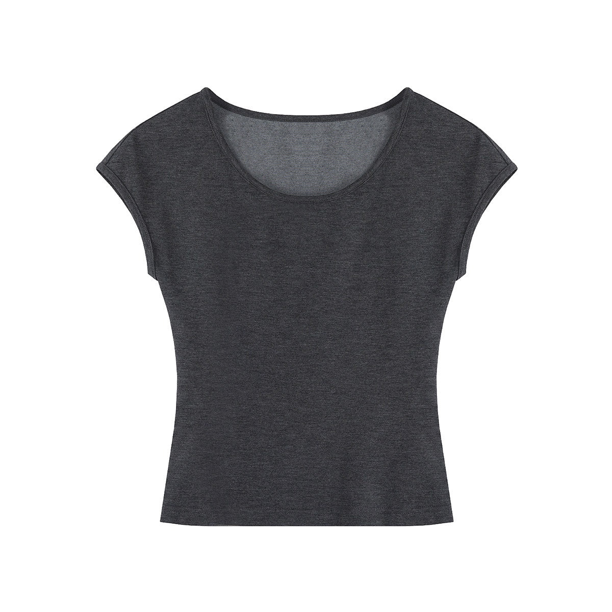 fano_Soft_Stretch_Polyester_Round_Neck_Minimalist_Women_Black_Basic_Crop_Tops_MISSTT